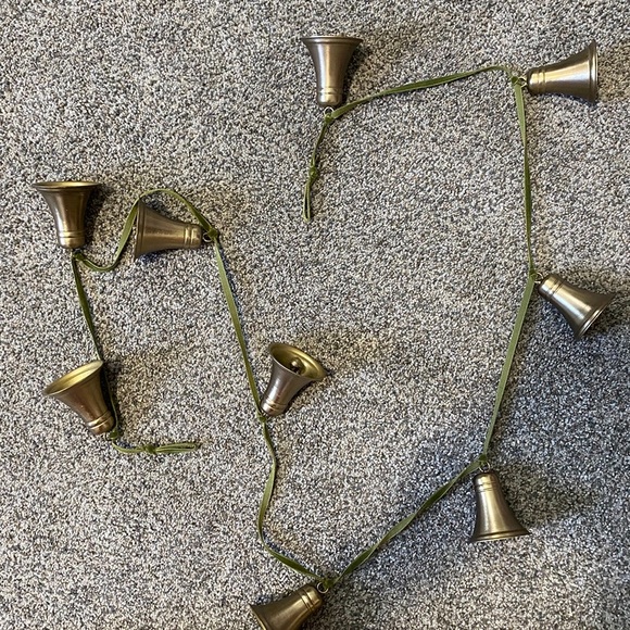 Hearth and Hand Bronze Bell Garland - Picture 1 of 1